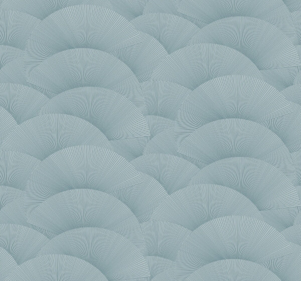 Morning Shell Blue Wallpaper