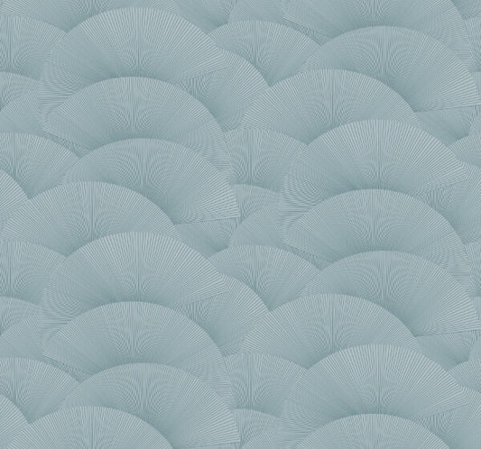 Morning Shell Blue Wallpaper