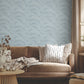 Morning Shell Blue Wallpaper
