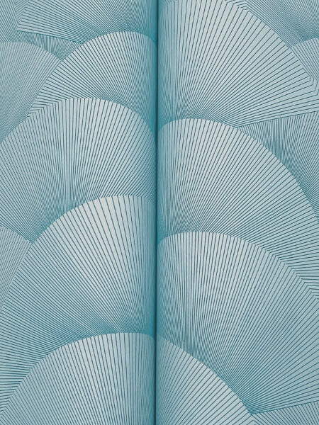 Morning Shell Blue Wallpaper