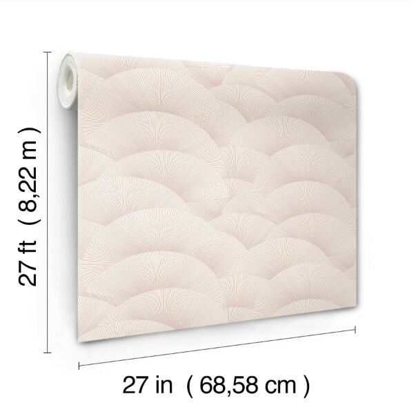 Morning Shell Blush Wallpaper