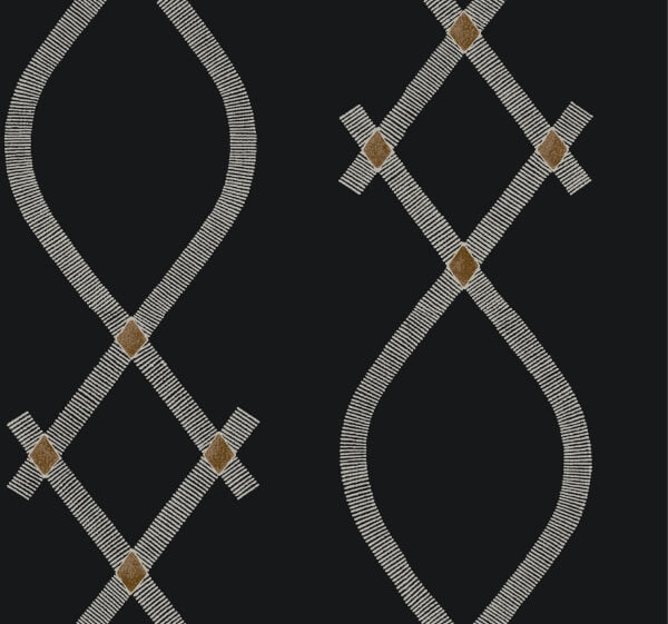 Ellena Black Wallpaper