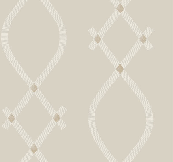 Ellena Light Grey Wallpaper