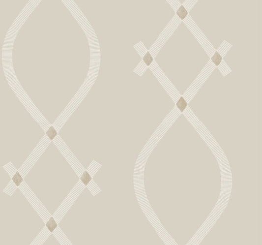 Ellena Light Grey Wallpaper