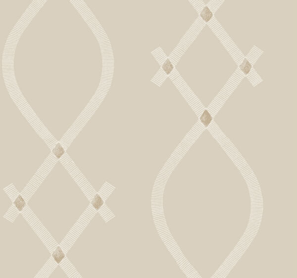 Ellena Beige Wallpaper