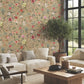 Kimora's Garden Linen Wallpaper
