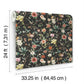 Kimora's Garden Black Wallpaper