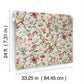 Kimora's Garden Ivory Wallpaper