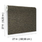 Lotus Weave Charcoal Wallpaper
