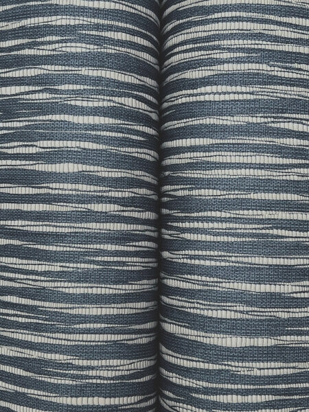 Lotus Weave Navy Wallpaper