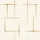 Malia Gold & White Wallpaper