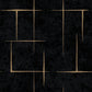 Malia Gold & Black Wallpaper