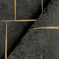 Malia Gold & Black Wallpaper