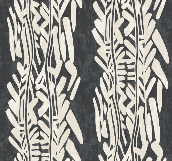 Timira Charcoal Wallpaper