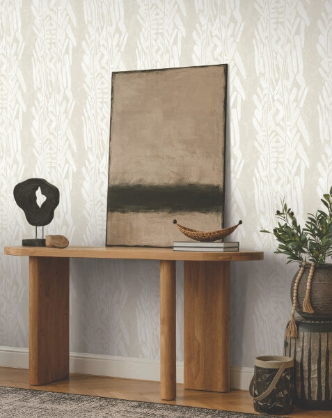Timira Beige Wallpaper