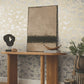 Shimmering Poppies Cream & Silver Wallpaper