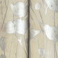 Shimmering Poppies Cream & Silver Wallpaper
