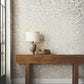 Shimmering Poppies White & Gold Wallpaper