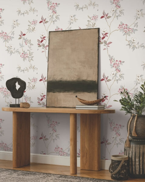 April Blossom Cream Wallpaper