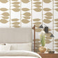 Sculpted Vines Gold Wallpaper