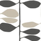 Sculpted Vines Carbon & Linen Wallpaper