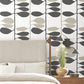 Sculpted Vines Carbon & Linen Wallpaper