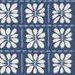Mimosa Fleur Ultramarine Wallpaper