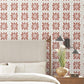Mimosa Fleur Terracotta Wallpaper