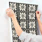 Mimosa Fleur Carbon Black Wallpaper