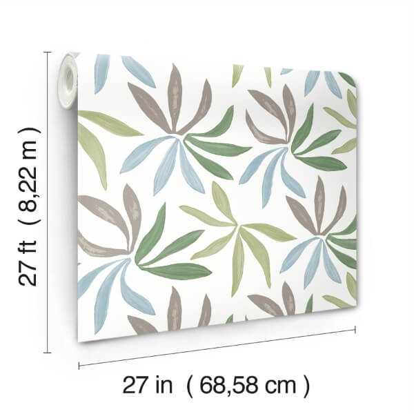 Little Garden Alpine & Sky & Silver Wallpaper
