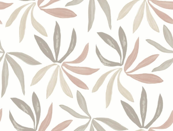 Little Garden Nude & Blush Wallpaper