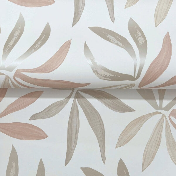 Little Garden Nude & Blush Wallpaper