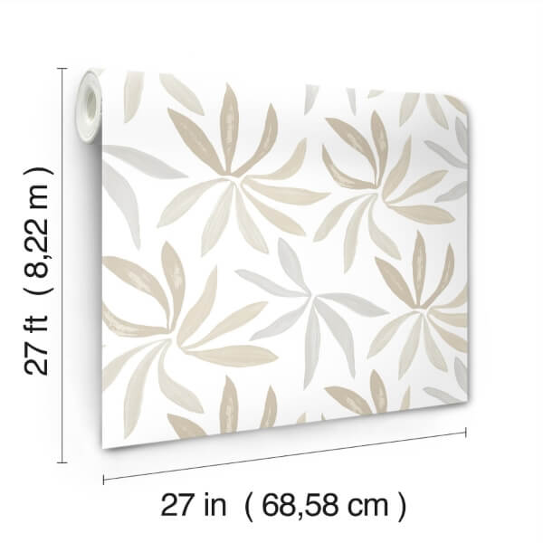 Little Garden Neutral & Pearl Wallpaper