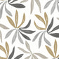 Little Garden Graphite & Gold Wallpaper