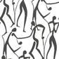 Joyful Dancers Carbon Black Wallpaper
