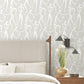 Joyful Dancers Lichen Grey Wallpaper