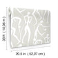 Joyful Dancers Lichen Grey Wallpaper