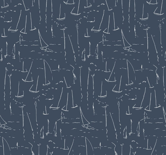 Vermillion Coast Ultramarine Wallpaper