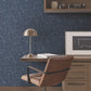 Vermillion Coast Ultramarine Wallpaper