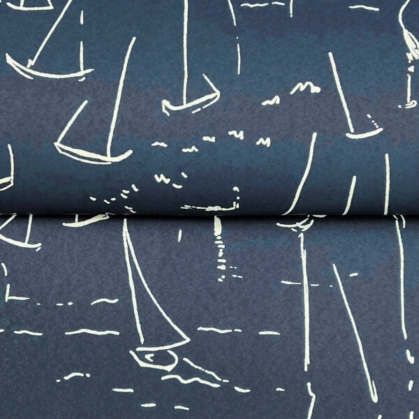 Vermillion Coast Ultramarine Wallpaper