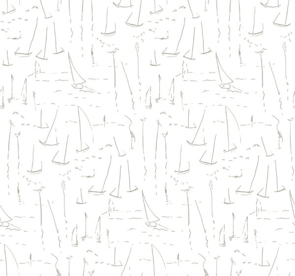 Vermillion Coast Silver Wallpaper