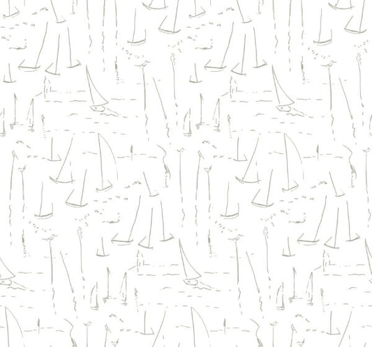 Vermillion Coast Silver Wallpaper