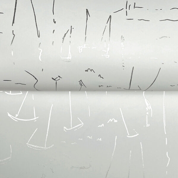 Vermillion Coast Silver Wallpaper