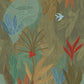 Chambord Gardens Leaf & Olive Wall Mural