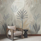 Chambord Gardens Graphite & Carbon Wall Mural