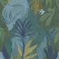 Chambord Gardens Ultramarine Wall Mural