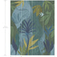 Chambord Gardens Ultramarine Wall Mural