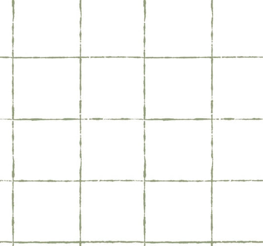 La Vitre Plaid Leaf Wallpaper