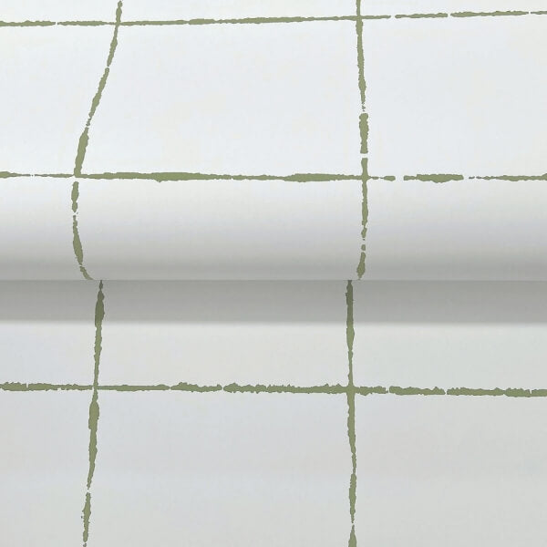 La Vitre Plaid Leaf Wallpaper