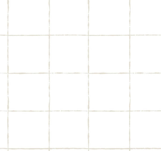 La Vitre Plaid Graphite Wallpaper